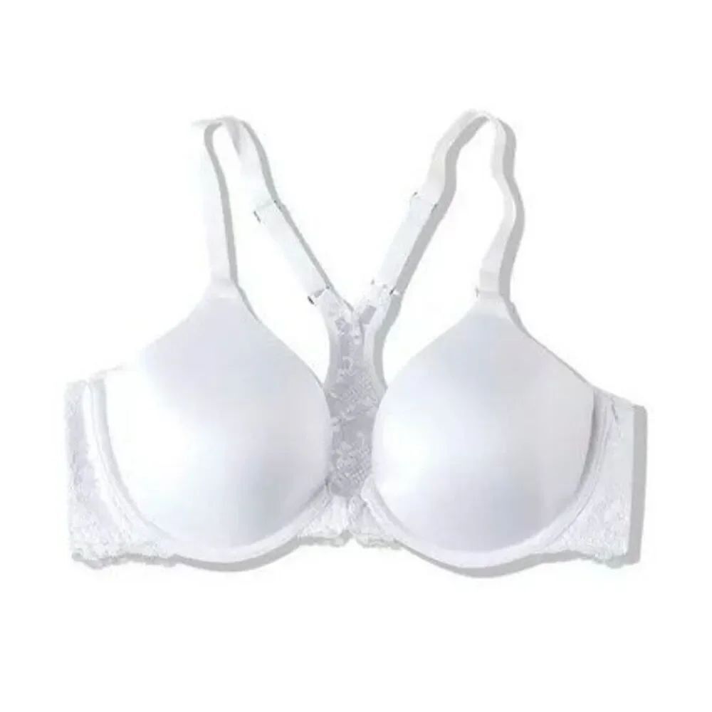 Maidenform NWT T-Shirt Bra One Fab Fit Extra Coverage T-Back Front Closure Under